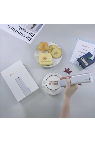 Baskı Kalemi Mini Elde Taşınabilir Kahve Baskı, Taşınabilir Mürekkep Püskürtmeli Yazıcı, El Gıda Güvenliği Diğer