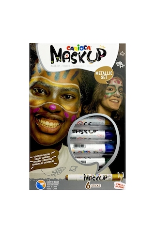 6 Gr. 6 Renk Metalik Yüz Boyası 43155 Diğer