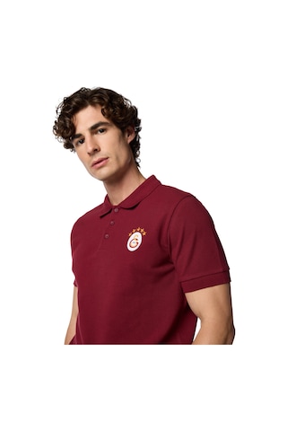 Gsstore Galatasaray 5 Yıldız Klasik Logo Polo T-shirt E251403 Bordo