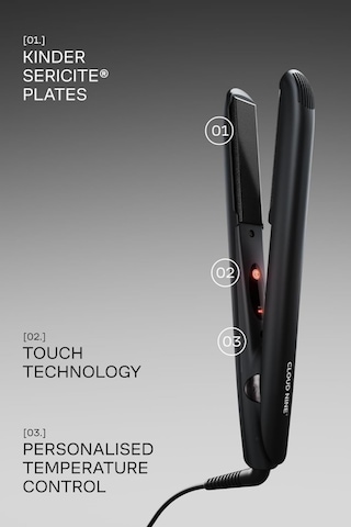 Cloud Nine The Touch Iron Saç Düzleştirici, Dokunmatik Teknoloji, 2 Isı Ayarı 165 195 C Siyah
