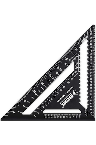 Sgs Alüminyum Üçgen Gönye 300 Mm Sgs1696