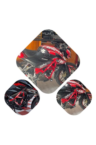 Bajaj Ns200 Koruma Demiri Kırmızı