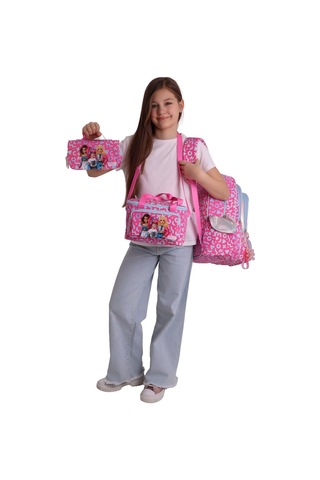 Wow Generation Üçlü İlkokul Okul Çanta Seti - Kırmızı - Girl Friends Baskılı - Kız Çocuk - Setwg-w6059a