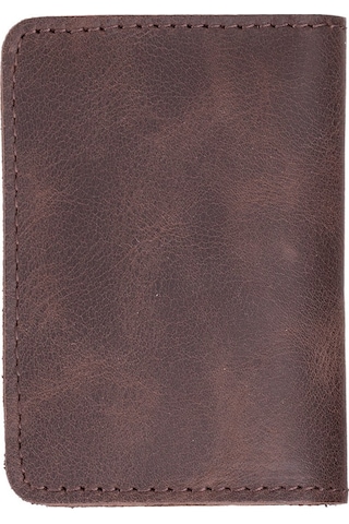 Enrico Slim Deri Kartlık Tn3 Kahverengi Kahverengi Koyu Kahverengi