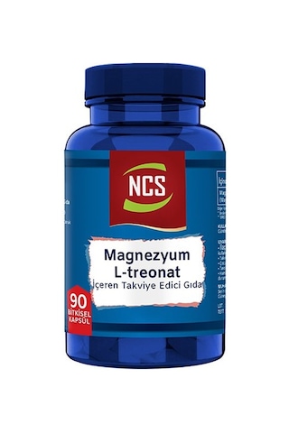 Magnezyum Magnesium L-threonate Vejeteryan 90 Bitkisel  Kapsül