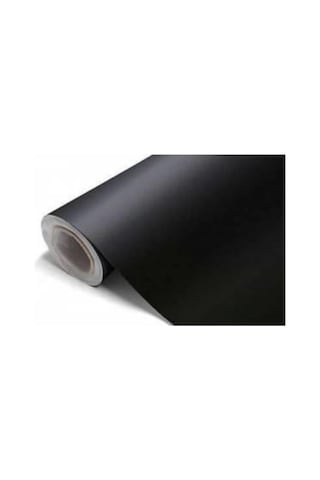 Mat Siyah Yapışkanlı Kaplama Folyosu 122 Cm X 9 Mt