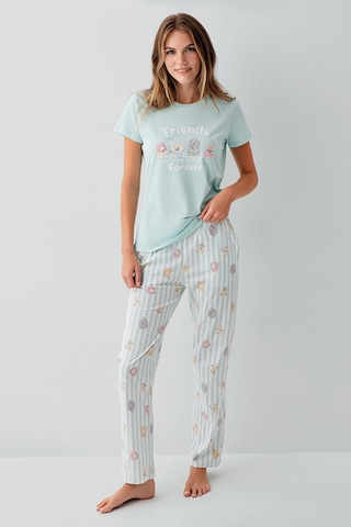 Rolypoly Kadın Yeşil Pijama Takım Rp3810-s-v2 Yeşil