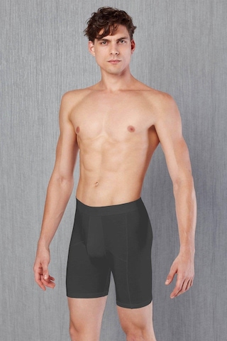 Doreanse Erkek Pamuklu Torbalı Uzun Paça Boxer 1792 Antrasit 001