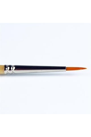 Hobbytime 782 No.1 Yuvarlak Saplı, Kolibri, Sentetik Kıllı Boya Fırçası-35415