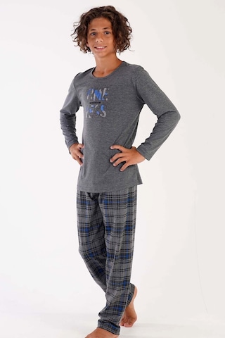 Erkek Çocuk Uzun Kol Gri Pijama Takımı C3t0n5o031 001