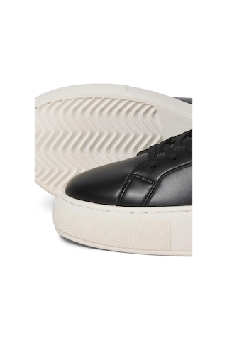Jack & Jones Jfwaspıre Erkek Günlük Sneaker Ayakkabı Pu Deri, Cupsole Taban Noos Siyah
