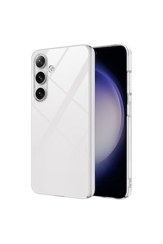 Zore Samsung Uyumlu Galaxy S26 Kılıf Zore Droga Kapak - Şeffaf