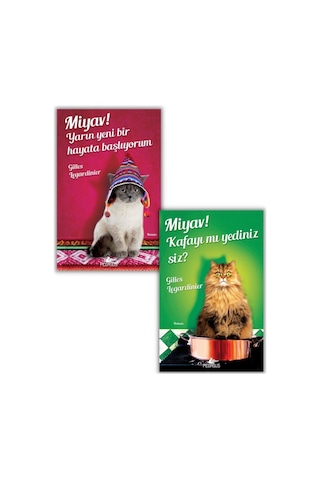Miyav! 2 Kitaplık Romantik Komedi Seti - Aşk Dostluk ve Kediler & Gilles Legardinier