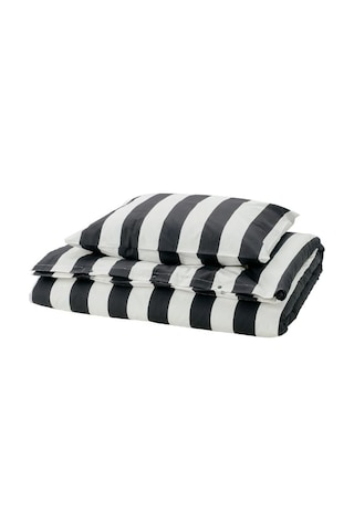 Ikea Slanhöstmal Tek Kişilik Nevresim Takımı 150 X 200 Cm Beyaz - Siyah