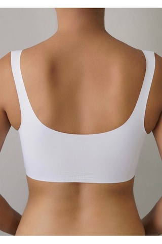 F.K Fk Lazer Kesim Pedli Seamless Bralet Sütyen-beyaz Beyaz