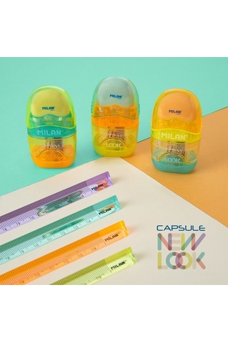 Mılan 4701116lk2 Capsule Kalemtraş/silgi New Look - 16adet