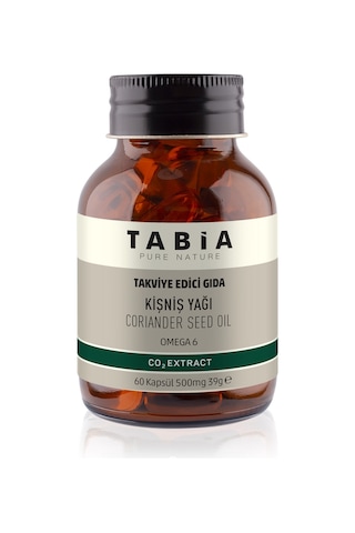 Tabia Kişniş Yağı 500 MG 60 Kapsül
