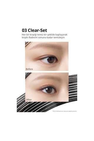 Peripera Ink Black Cara Choigosim 03 Clear-Set Curling