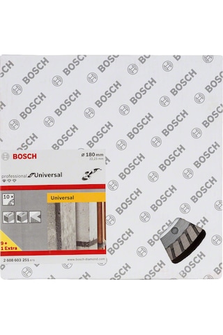 Bosch Standard For Universal Turbo 9+1 Turbo 180 mm Elmas Kesici Disk - 2608603251