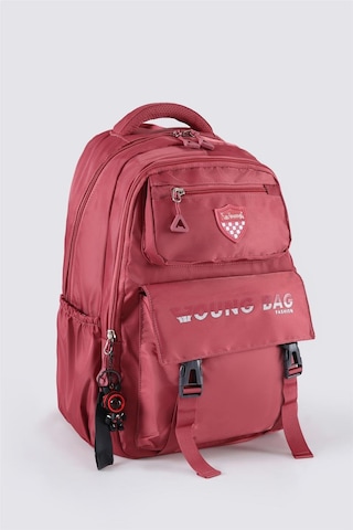 Young 51704 Okul Çantası Mor - Kırmızı