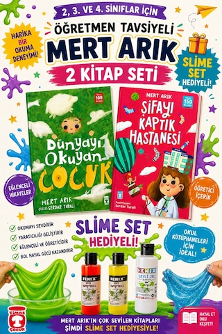 Mert Arık 2,3. Ve 4.sınıflar İçin Dünyayı Okuyan Çocuk-şifayı Kaptık Hastanesi Slime Set Hediyeli