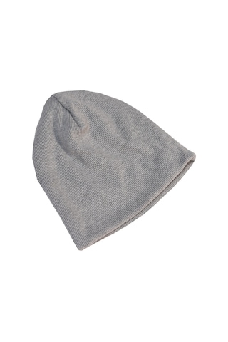 Luess Çocuk Unisex Fitilli Kışlık Bere Gri Melanj