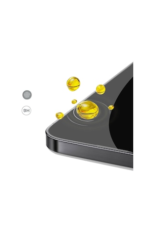 Apple iPhone 15 Uyumlu Zore Rika Premium Privacy Temperli Cam Ekran Koruyucu