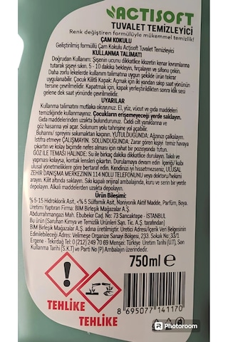 Çam Kokulu Renk Değiştiren Tuvalet Temizleyici 750 Ml X 3 Adet