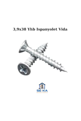 3,9x38 Yhb Ispanyolet Vida 200 Adet 3.9 x 19 MM