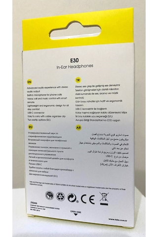 5kmm126s Taks E30 Mikrofonlu Kulak İçi Kulaklık Diğer