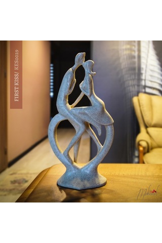 Sevgililer Günü Biblosu: Öpüşen Aşıklar Dekoratif Obje Ev
