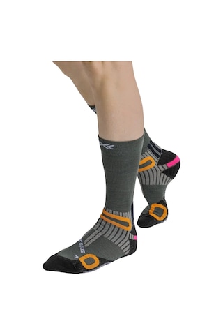 X-bıonıc X-bionic X-socks Hike Anatomix Merino Crew Unisex Çorap Ho00 Yeşil