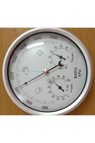 Suofeng 132mm Çift Metal Termometre - Mekanik İklim Ölçer, Atölye Ve Eczane İçin Sıcaklık Nem Göstergesi