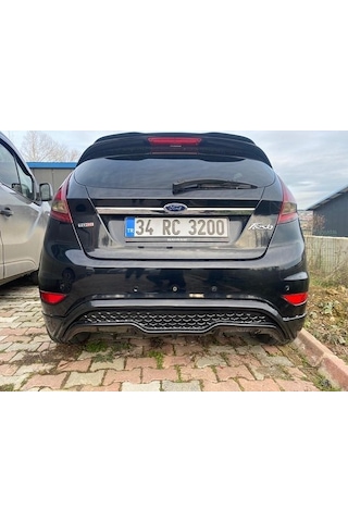 Ford Fiesta St Difüzör Arka Ek Parlak  Siyah