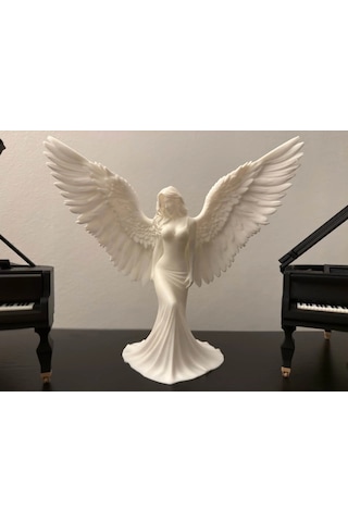 3d Baskı Dekoratif Melek Heykeli - Estetik Ev Ve Ofis Dekoru