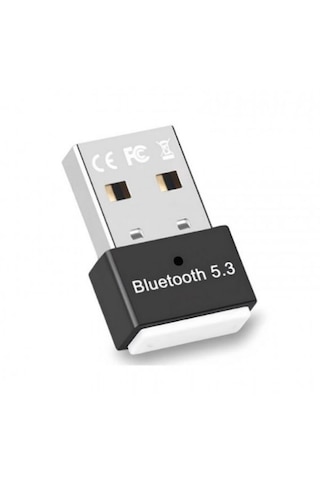 Bluetooth 5.3 Usb Adaptör, Bluetooth Dongle, Ultra Kompakt, Yüksek Hızlı, Windows Ve Mac Uyumlu