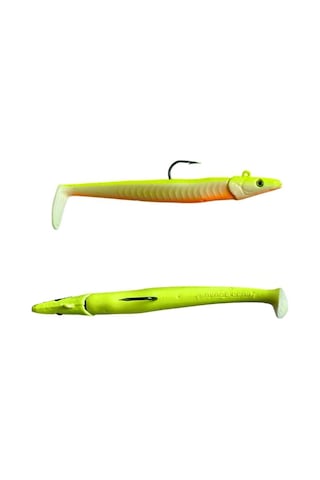 Savage Gear Lb Sandeel 10cm 21gr Hazır Silikon Suni Yem Lemon Back Savage Gear Lb Sandeel 10cm 21gr Hazır Silikon Suni Yem Lemon Back