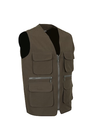 Erkek Haki Renk Keten Yelek Normal Kesim Rar01304 Haki