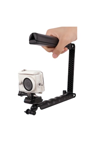 Katlanabilir 3 Way Çok Yönlü Aksiyon Kamera Gopro İle Uyumlu Tripod Monopod Siyah