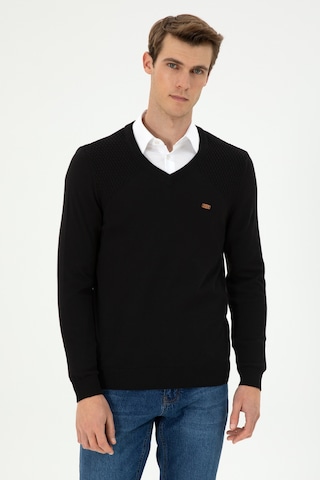 U.s. Polo Assn. Erkek Siyah Kazak /triko 50297063-vr046 Siyah