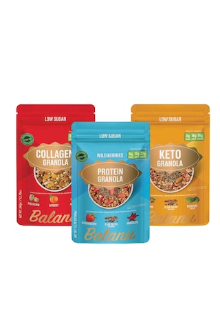 Protein & Keto & Kolajen Granola 360 Gr X 3 Adet