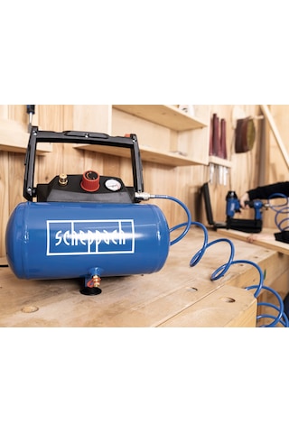Scheppach HC06 1200W 8 Bar 6 L Yağsız Hava Kompresörü - 5906153901