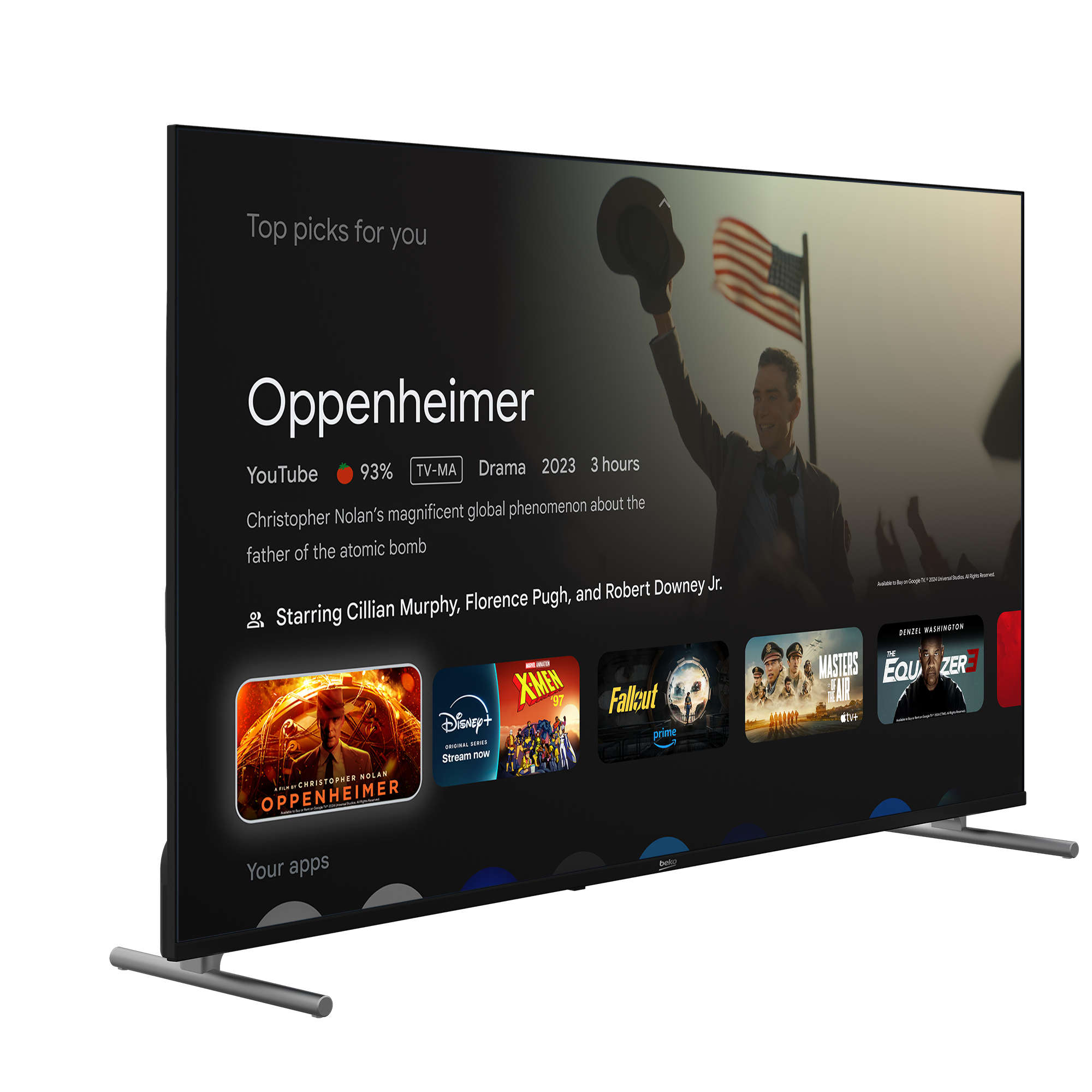 Beko Crystal 7 55” 4K UHD Google TV - B 755 C Smart TV