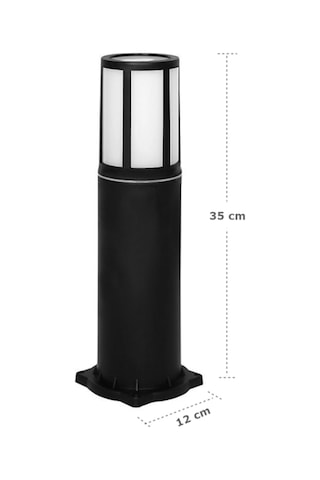 Bahçe Aydınlatması Galata Kafesli 35 Cm Set Üstü Yer Aydınlatma Zita Bahçe Lambası