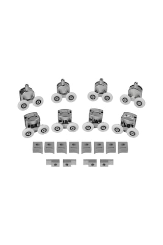 Duşakabin Metal Rulman Seti Cam Kabin Tekeri 4 Adet Alt 4 Adet Üst Diğer Duşakabin Metal Rulman Seti Cam Kabin Tekeri 4 Adet Alt 4 Adet Üst Diğer