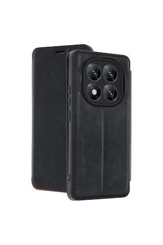 Newface Xiaomi Redmi Note 14 Pro 5g Kılıf Flip Cover - Siyah
