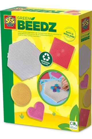 Ses Creative Green Beedz - Eko Ütü Boncuk Panoları 4 Adet Pano