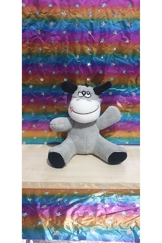 Sevimli Peluş 20 Cm Eşek Uyku Arkadaşı Oyuncak Hediyelik Özür Dilerim Gri