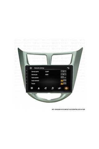 Hyundai Accent Blue Android Navigasyon Carplay Multimedya Ekran