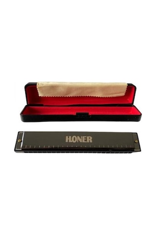 Honer 24 Delikli Özel Kutulu  Harmonika-24 Delik Mızıka